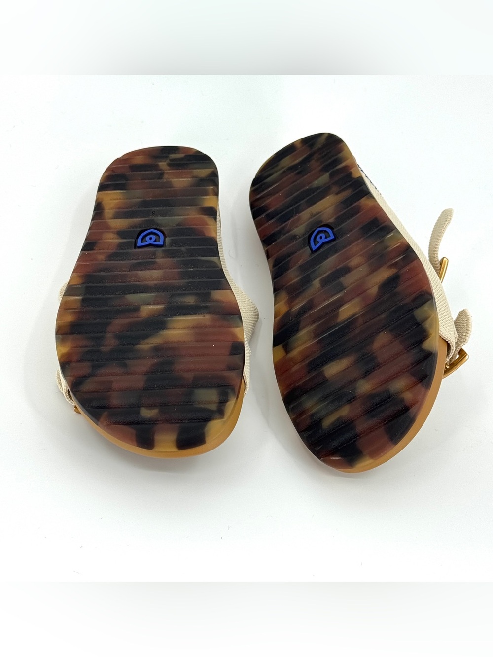 Rothy Buckle Slide Summer Sandals Off White - Picture 6 of 8